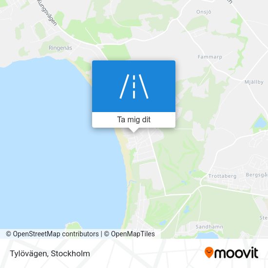 Tylövägen karta