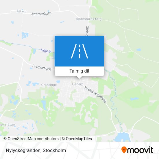 Nylyckegränden karta