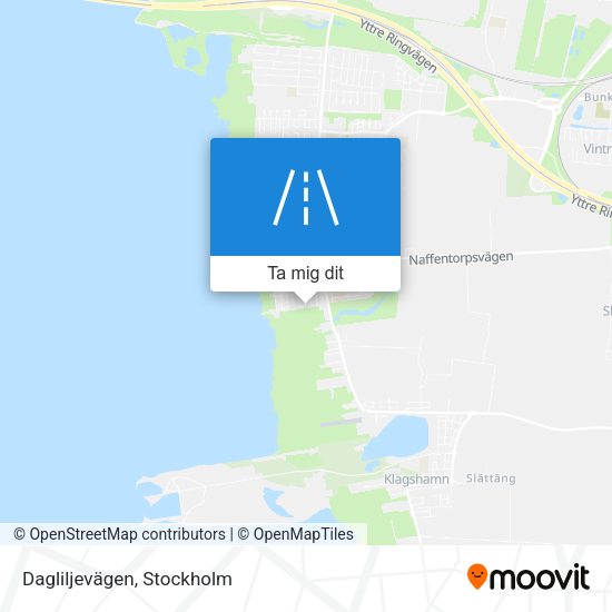 Dagliljevägen karta