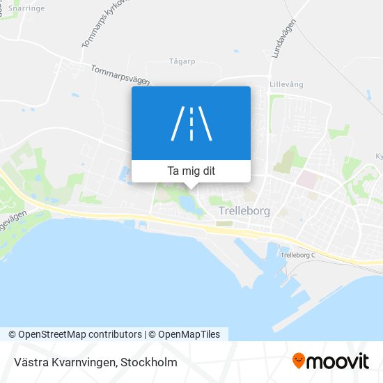 Västra Kvarnvingen karta