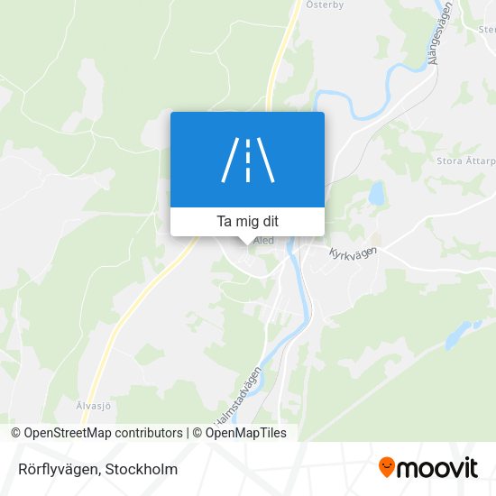 Rörflyvägen karta