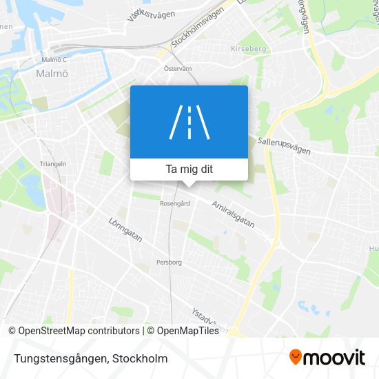 Tungstensgången karta