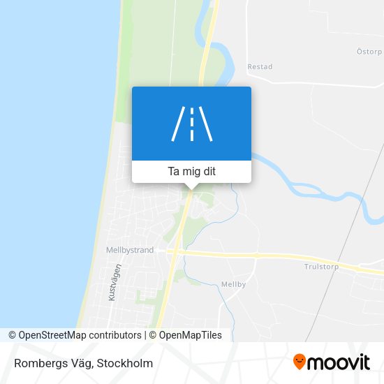 Rombergs Väg karta