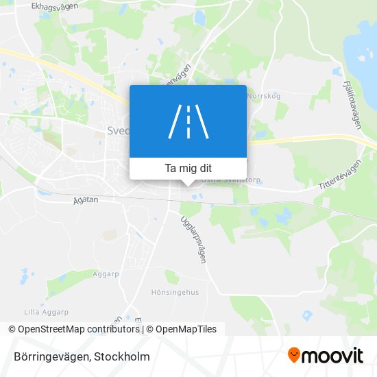 Börringevägen karta