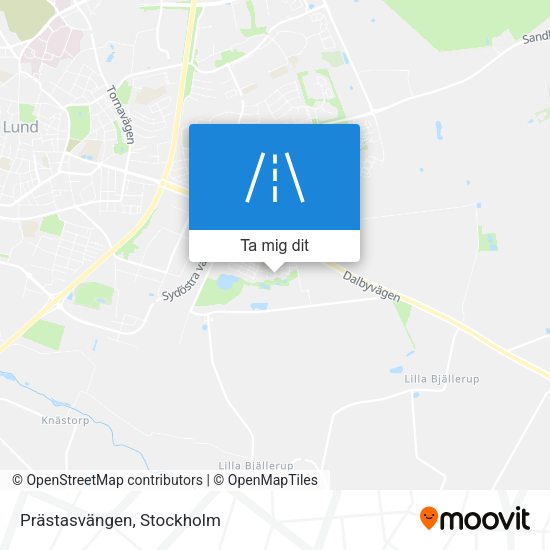 Prästasvängen karta