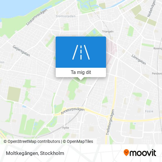 Moltkegången karta