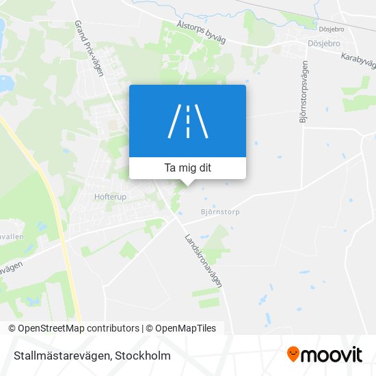 Stallmästarevägen karta