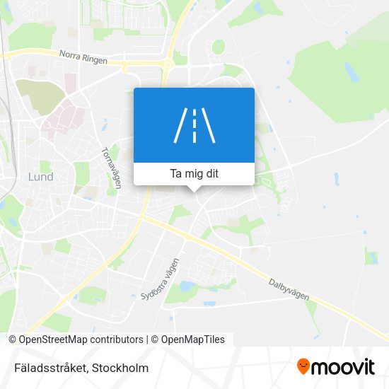 Fäladsstråket karta