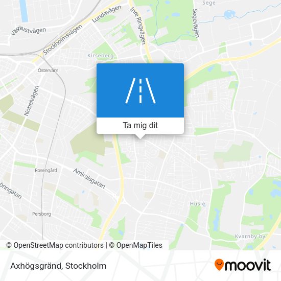 Axhögsgränd karta