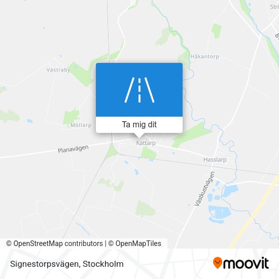 Signestorpsvägen karta