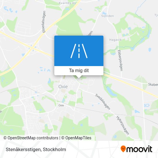 Stenåkersstigen karta