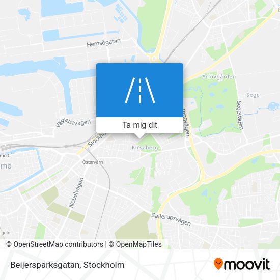 Beijersparksgatan karta