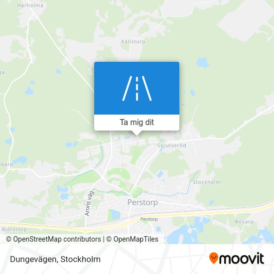 Dungevägen karta
