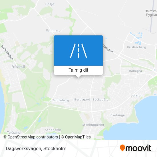 Dagsverksvägen karta