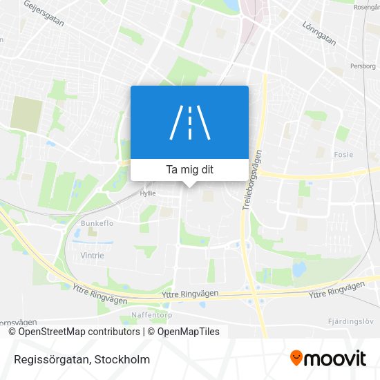 Regissörgatan karta
