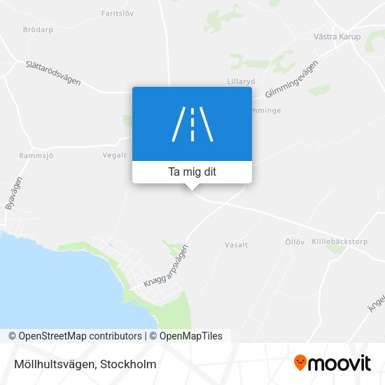 Möllhultsvägen karta