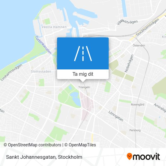 Sankt Johannesgatan karta