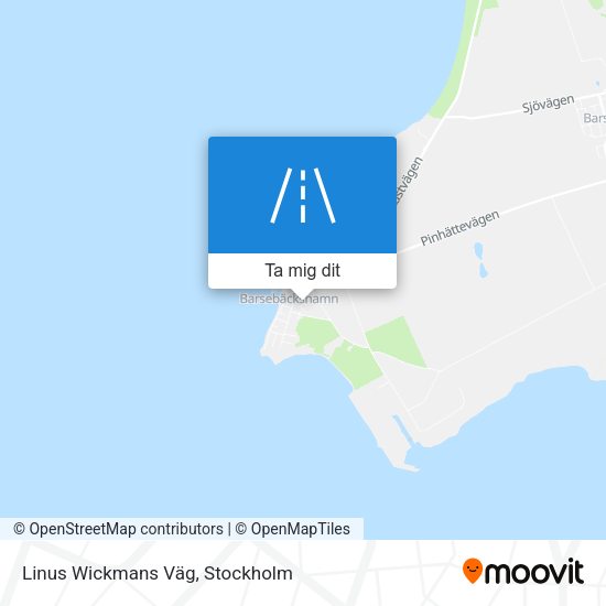 Linus Wickmans Väg karta