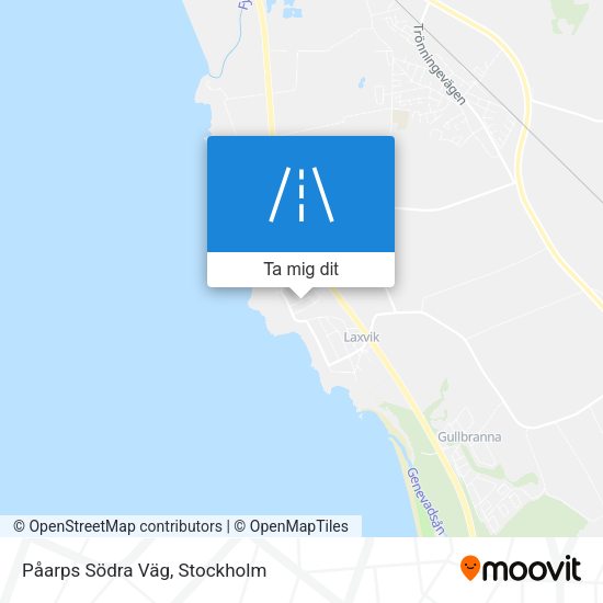 Påarps Södra Väg karta