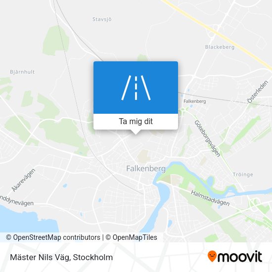 Mäster Nils Väg karta