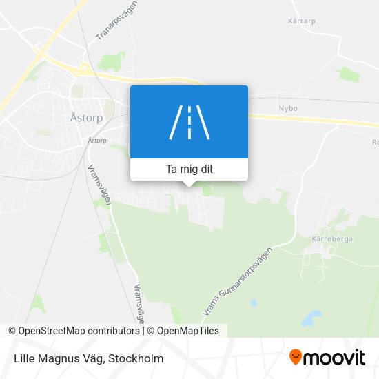 Lille Magnus Väg karta