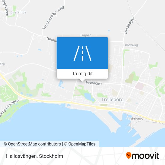 Hallasvängen karta