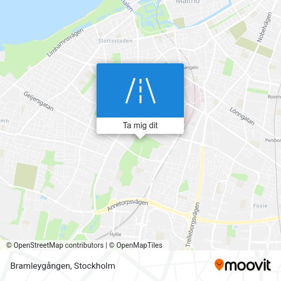 Bramleygången karta