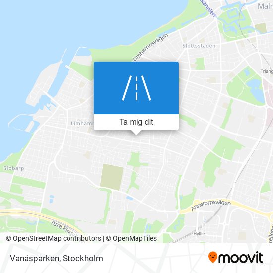 Vanåsparken karta