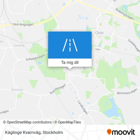 Käglinge Kvarnväg karta
