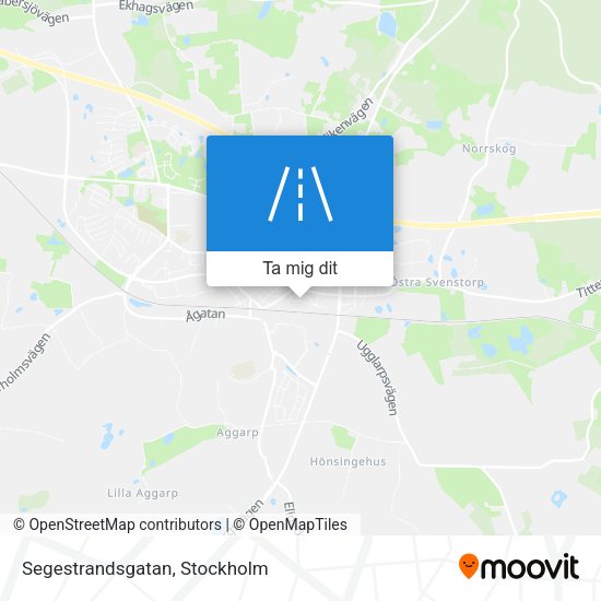 Segestrandsgatan karta