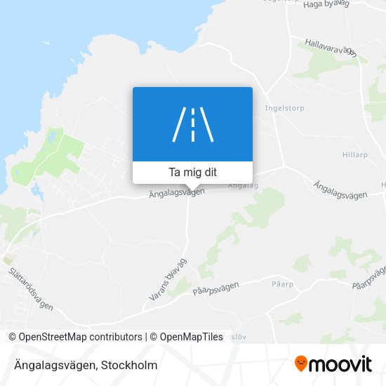 Ängalagsvägen karta