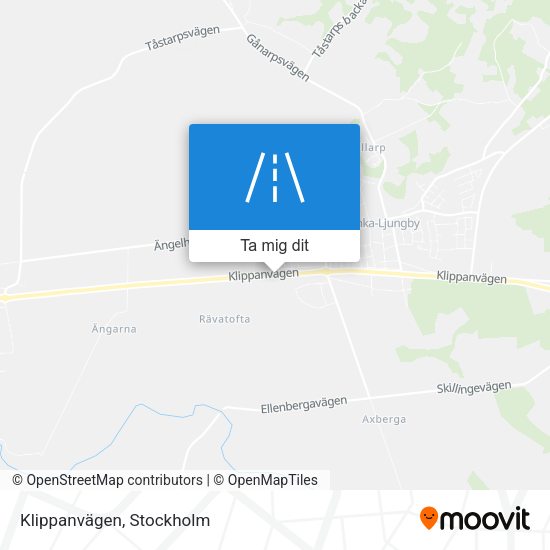Klippanvägen karta