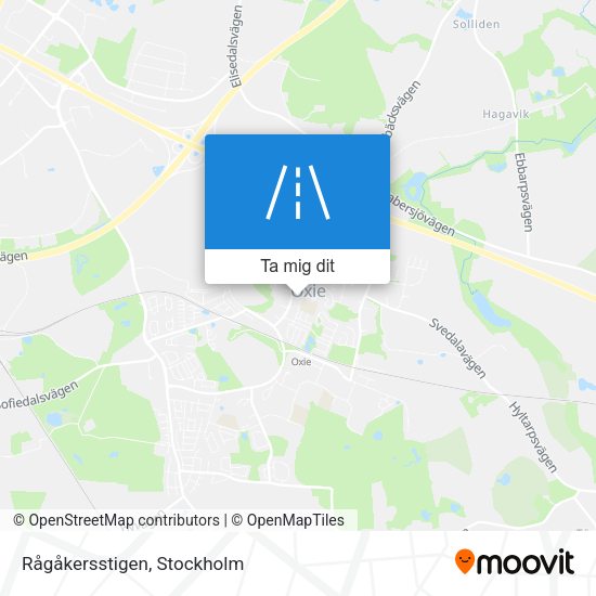 Rågåkersstigen karta