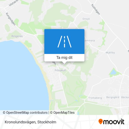Kronolundsvägen karta