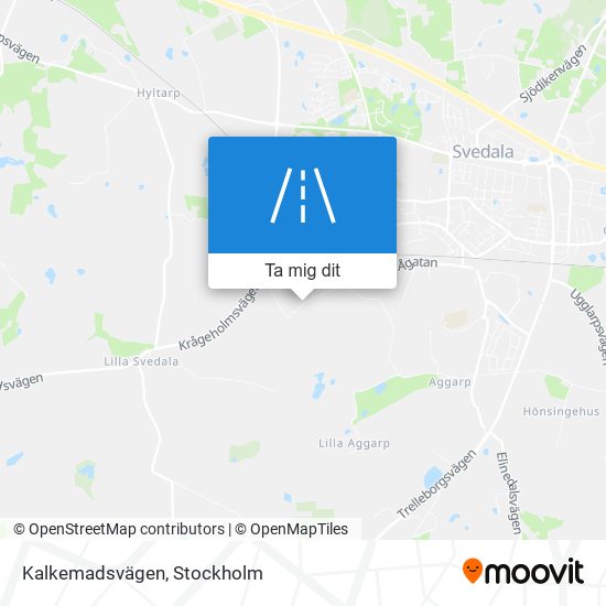 Kalkemadsvägen karta