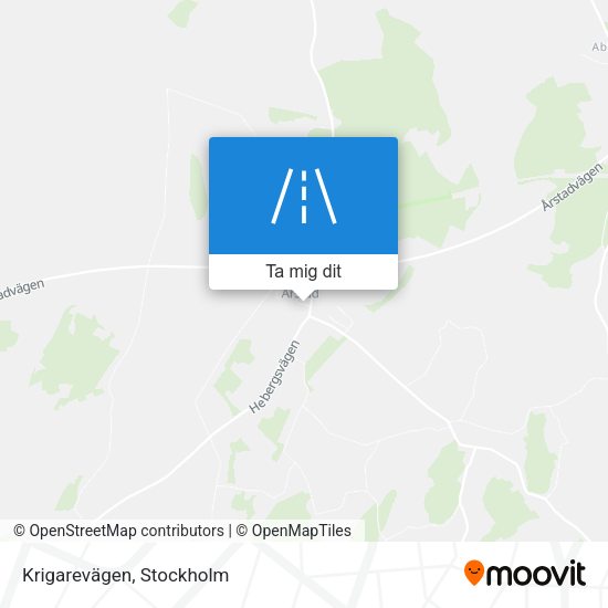 Krigarevägen karta