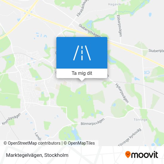 Marktegelvägen karta