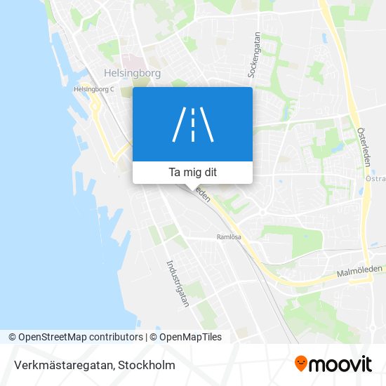 Verkmästaregatan karta