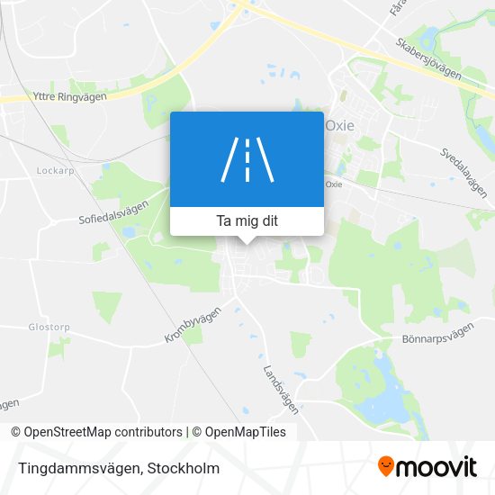 Tingdammsvägen karta