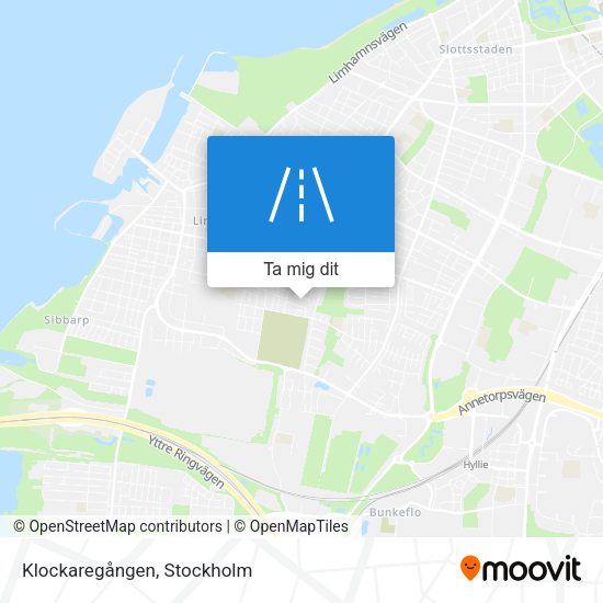 Klockaregången karta