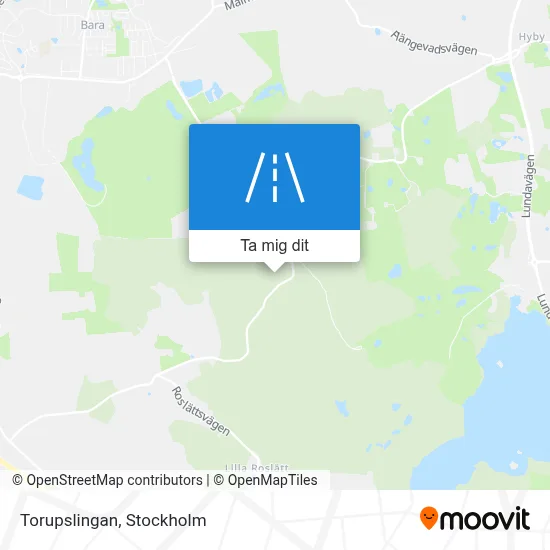 Torupslingan karta