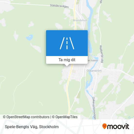 Spele-Bengts Väg karta