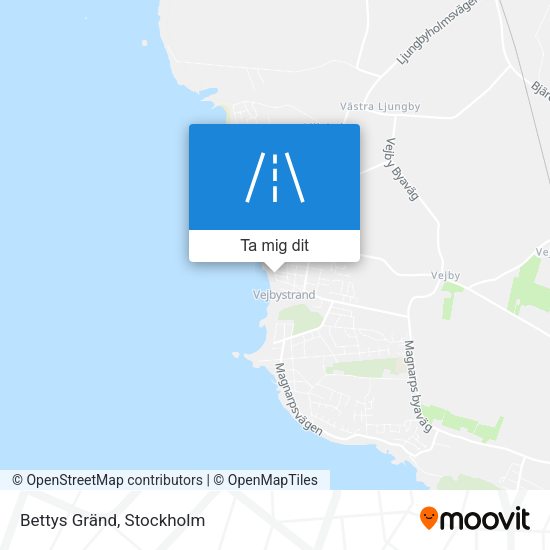 Bettys Gränd karta