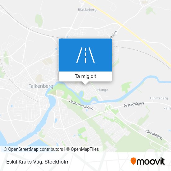 Eskil Kraks Väg karta