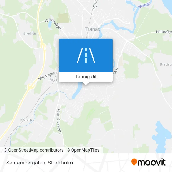 Septembergatan karta