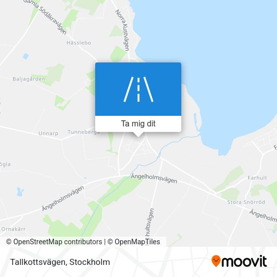 Tallkottsvägen karta