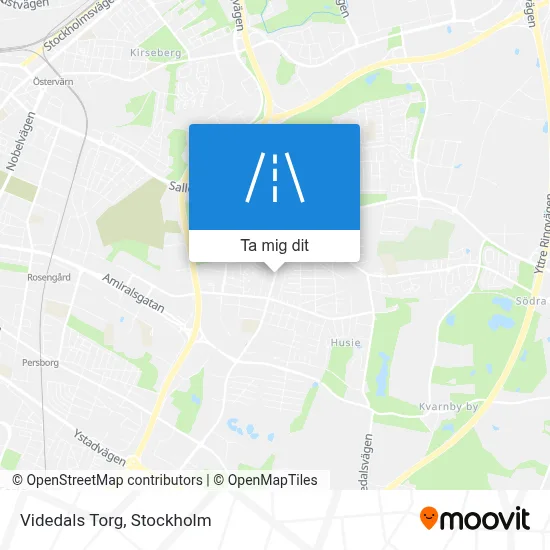 Videdals Torg karta