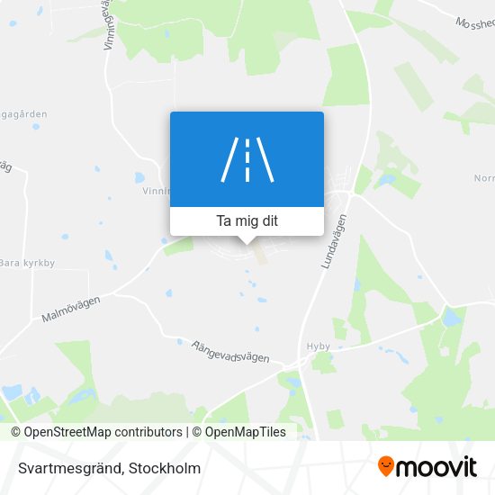 Svartmesgränd karta