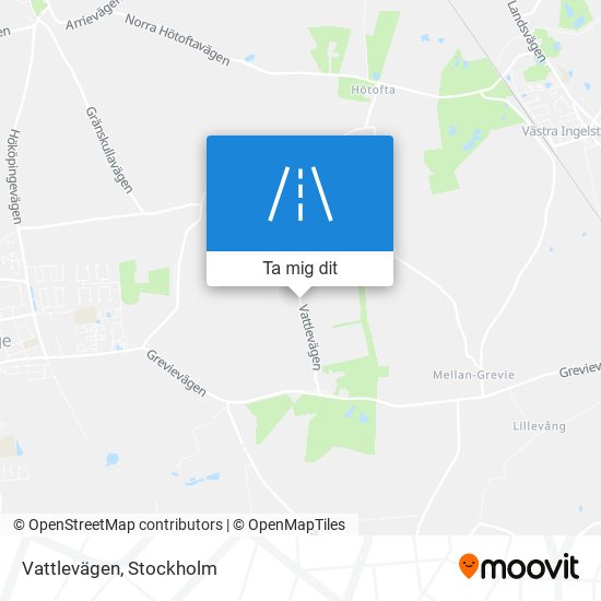 Vattlevägen karta