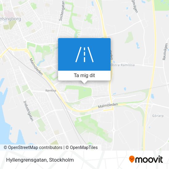 Hyllengrensgatan karta